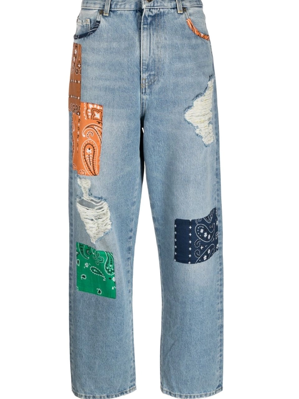 Cheap patchwork-detailing jeans Alanui California Women 0821